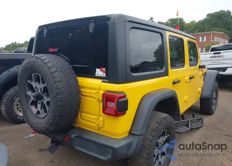 2019 Jeep Wrangler Unlimited Rubicon 4X4 z USA, uszkodzony, nr VIN 1C4HJXFNXKW523439
